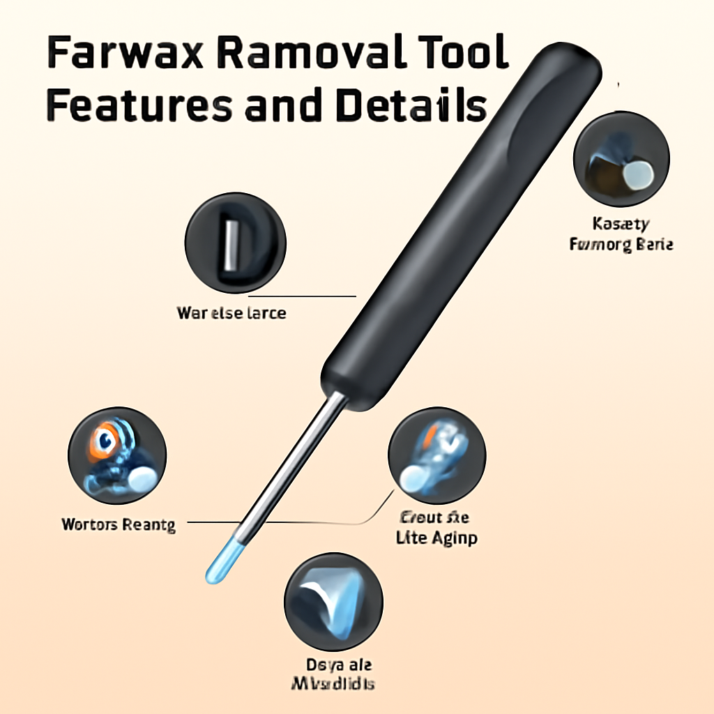 Ear Wax Removal, Kit Wireless Ear Cleaner with 500W Camera 6 Led Lights, Kids Adults Ear Wax Removal Tool for iOS and Android Phones
