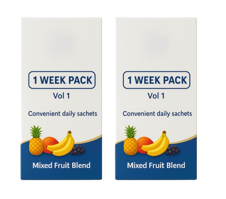 Vital Oral Jelly UK – Mixed Fruit Oral Jelly | 1 Week Pack (7 Sachets)