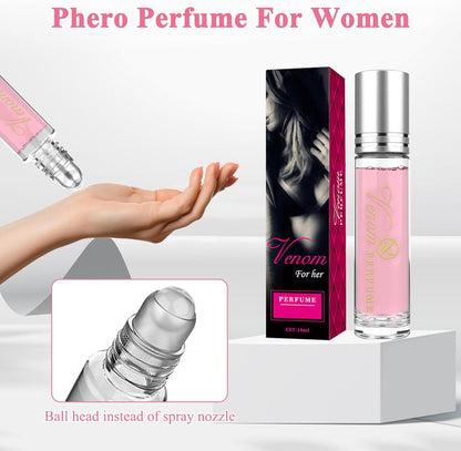 Pheromone Perfume Roll On Pheromone Perfume For Women to Attract Men Infused Essential Oil Cologne Perfume (Pack of 2)