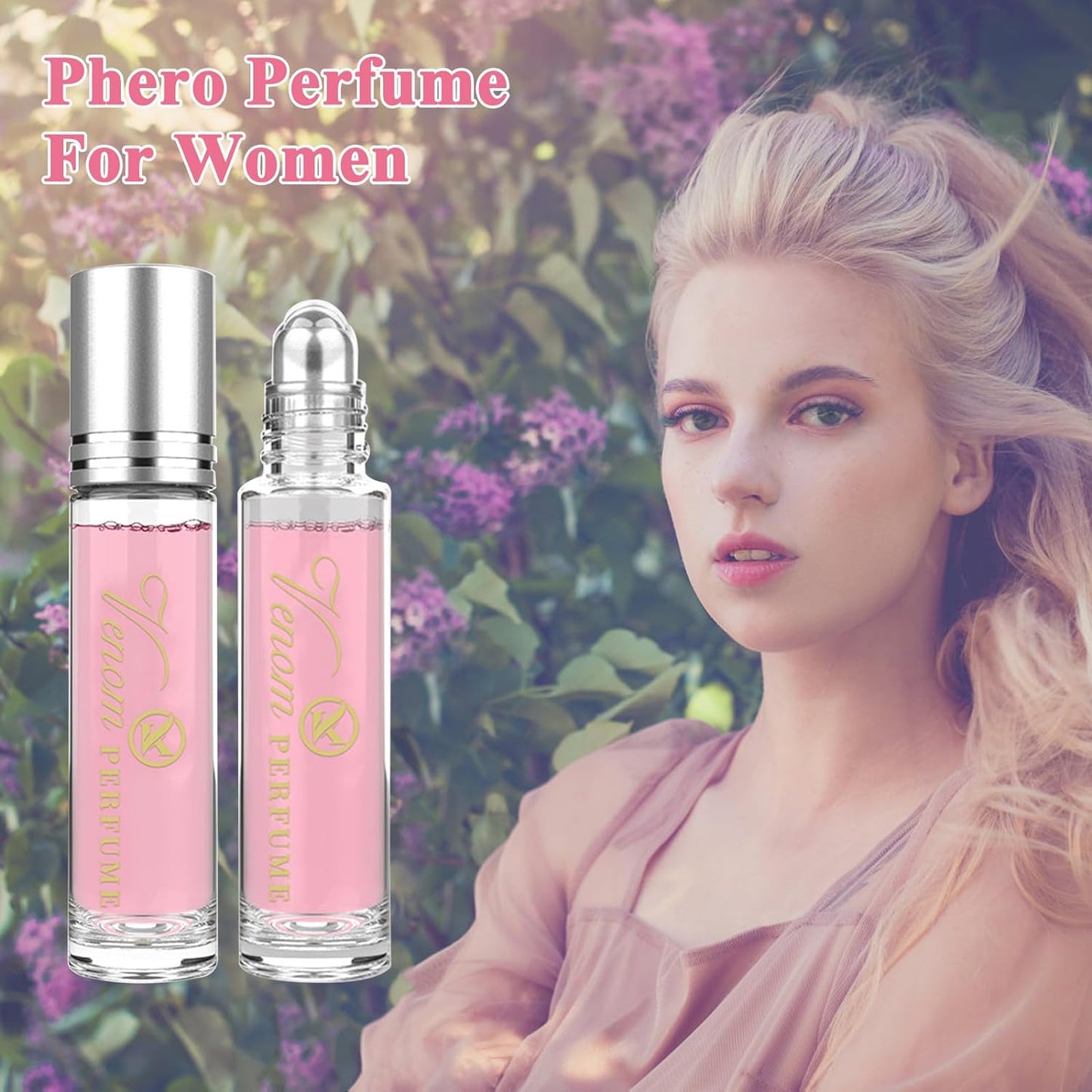Pheromone Perfume Roll On Pheromone Perfume For Women to Attract Men Infused Essential Oil Cologne Perfume (Pack of 2)